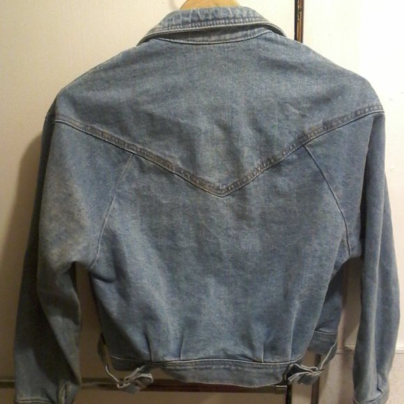 Levi's Blue Denim Moto Jacket - Picture 5 of 5